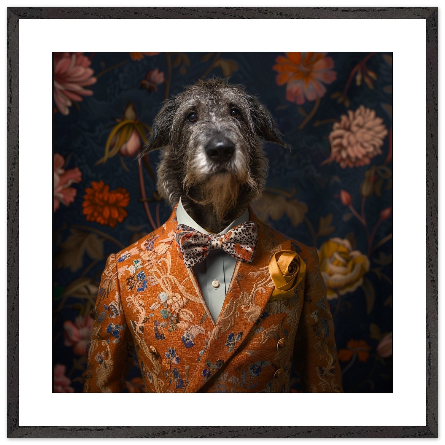 Floral Royalty Portraits - Hairy Humans