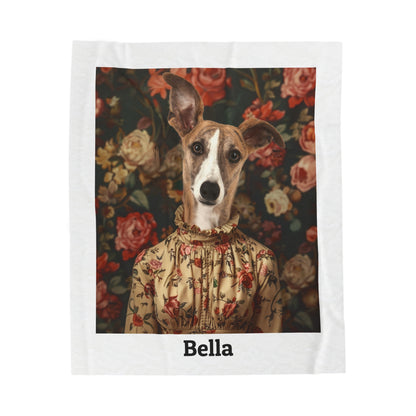 Rose in Shadow - Custom Pet Blanket