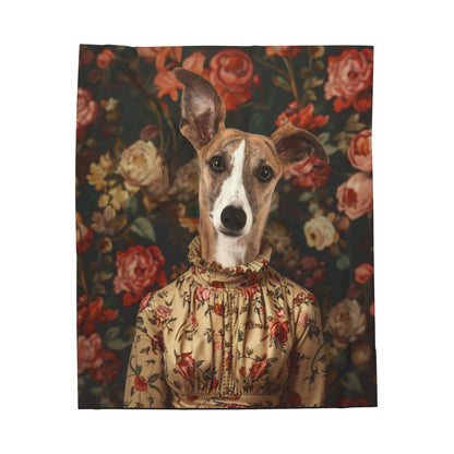 Rose in Shadow - Custom Pet Blanket