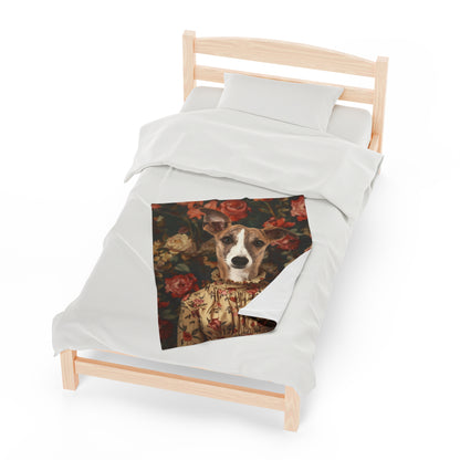 Rose in Shadow - Custom Pet Blanket