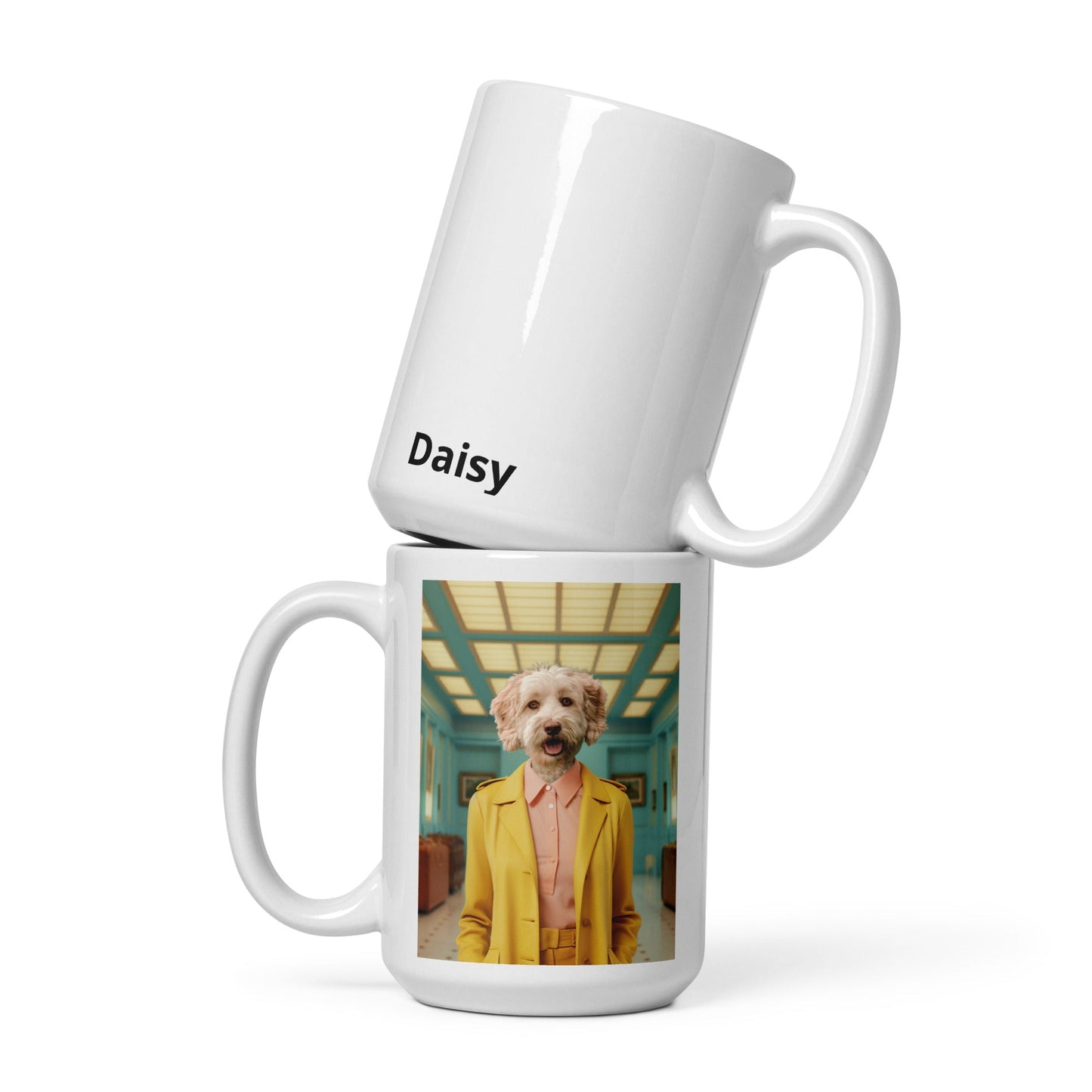 A Stroll Down Meowmory Lane - Custom Pet Mug - Hairy Humans