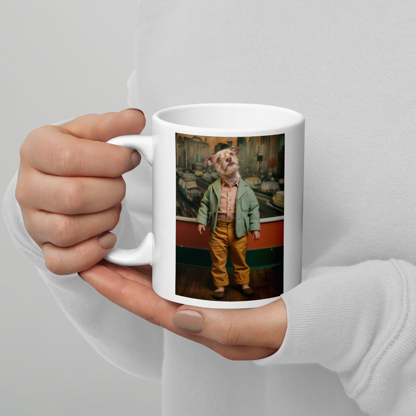 A Wag of a Time - Custom Pet Mug - Hairy Humans