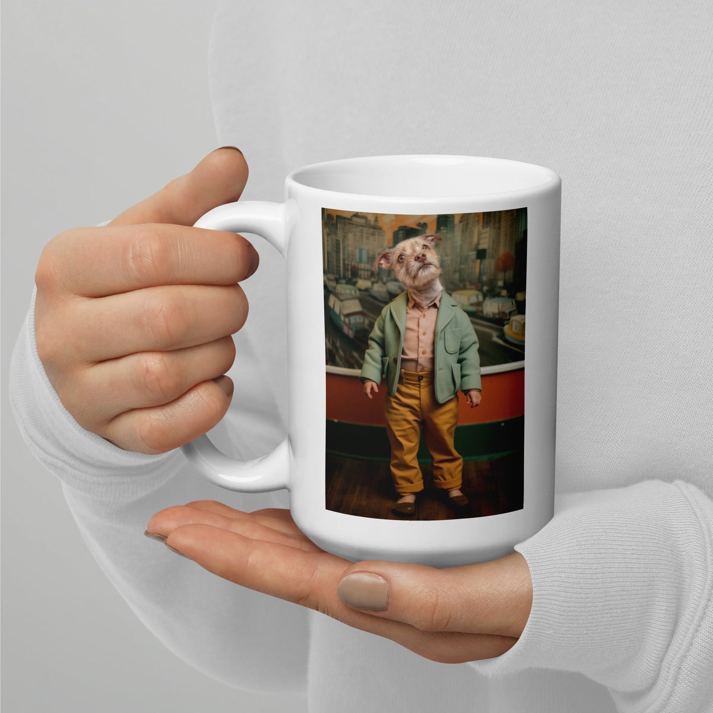 A Wag of a Time - Custom Pet Mug - Hairy Humans