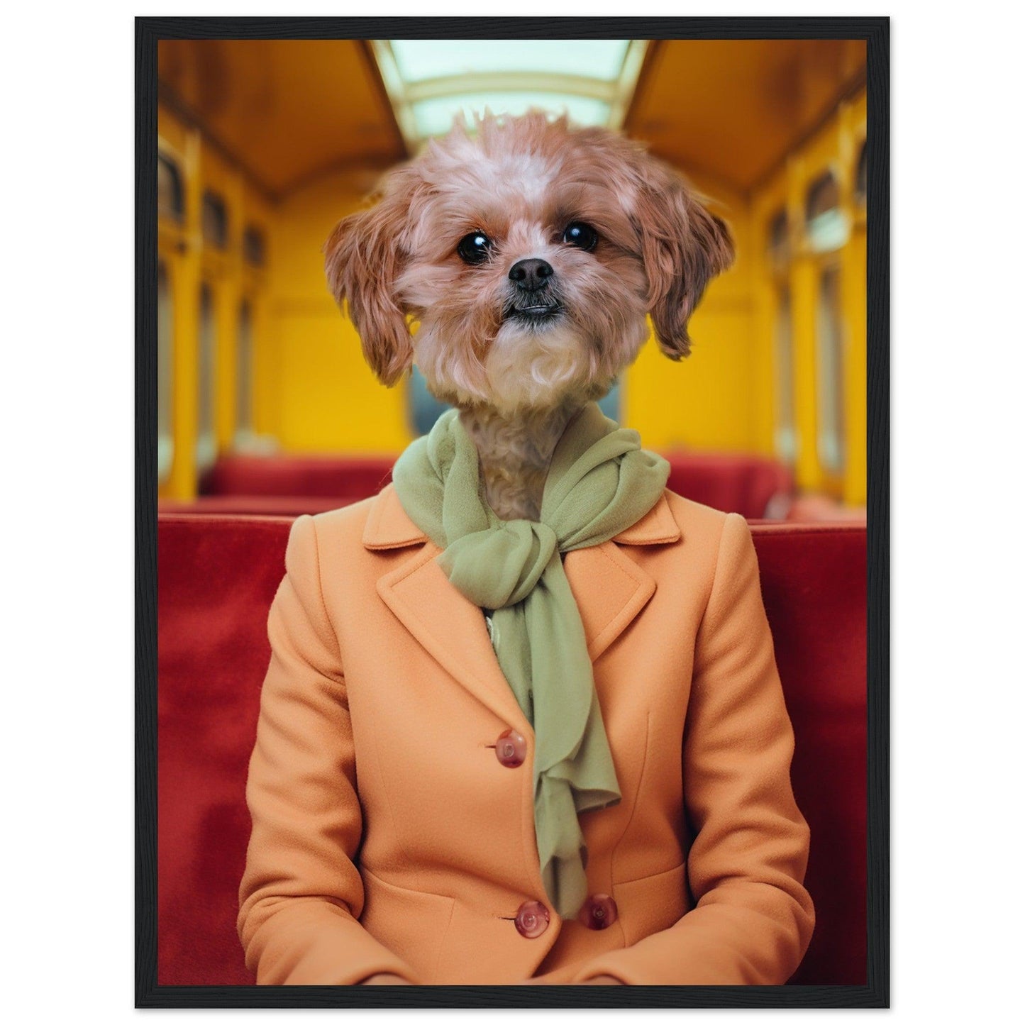 Bark-ling Beauty - Custom Pet Portrait - Hairy Humans