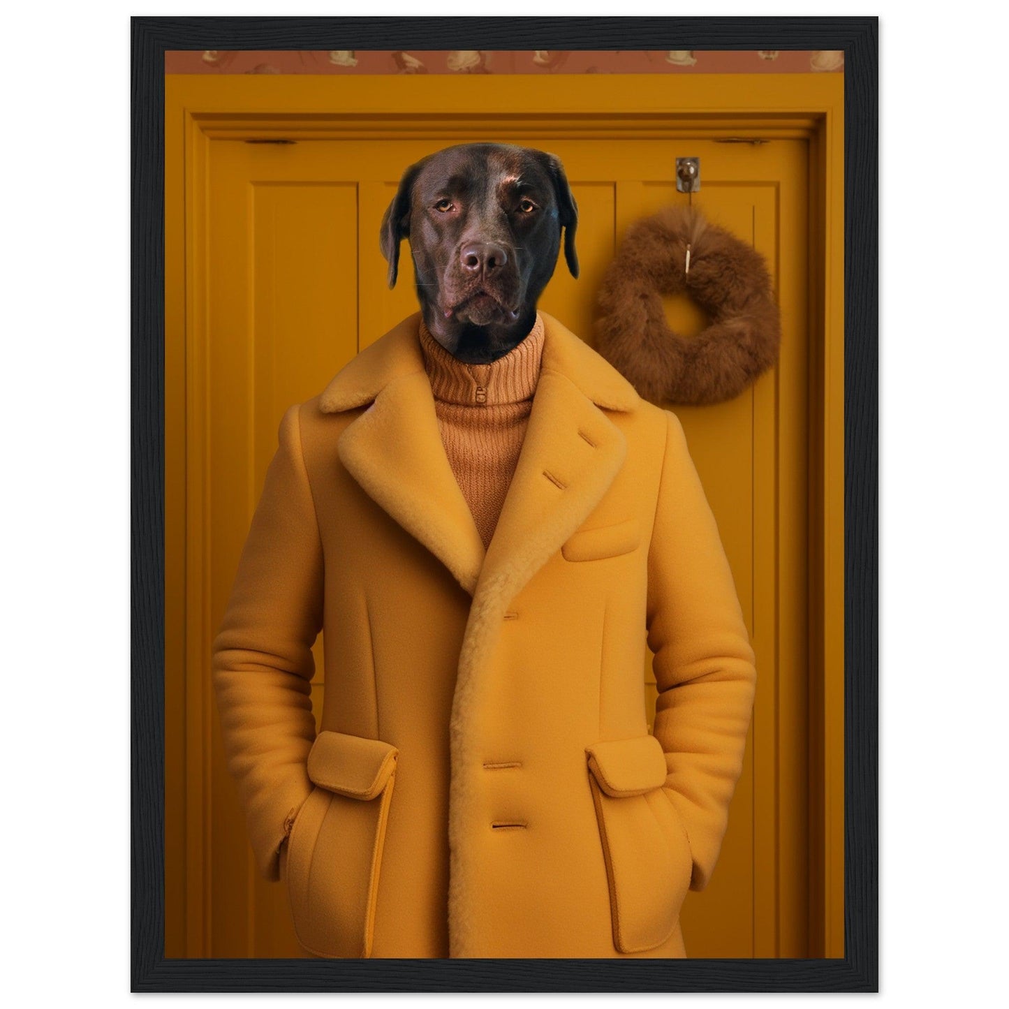Paws and Reflect - Custom Pet Portrait - Hairy Humans