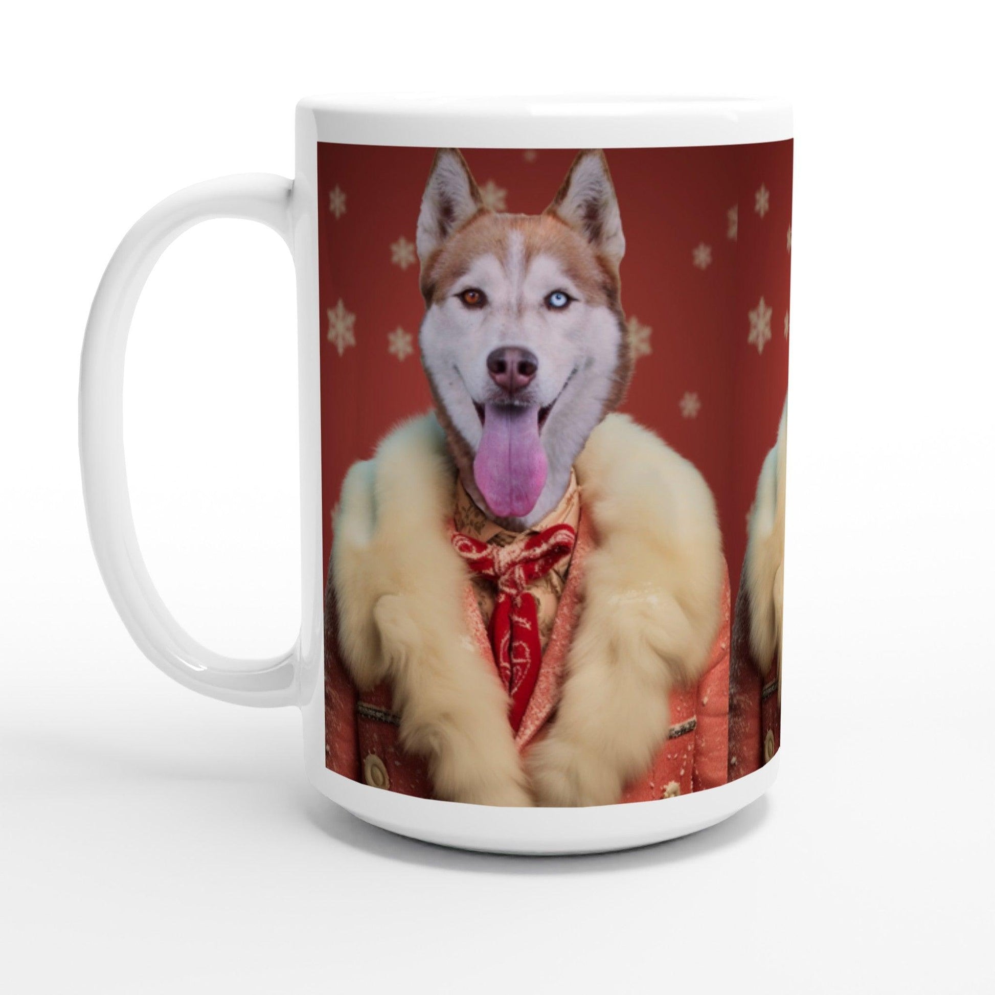 Eggnog and Tail - wags - Custom Pet Mug - Hairy Humans