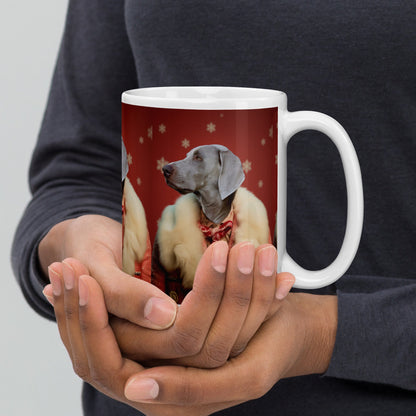 Eggnog and Tail - wags - Custom Pet Mug - Hairy Humans