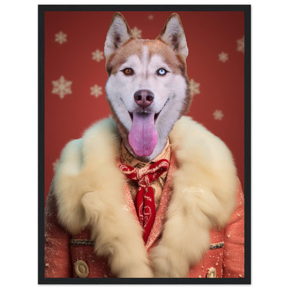 Eggnog and Tail - wags - Custom Pet Portrait - Hairy Humans