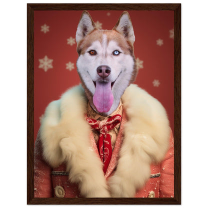 Eggnog and Tail - wags - Custom Pet Portrait - Hairy Humans