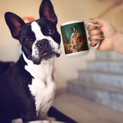 Holly Jolly Hound - Custom Pet Mug - Hairy Humans