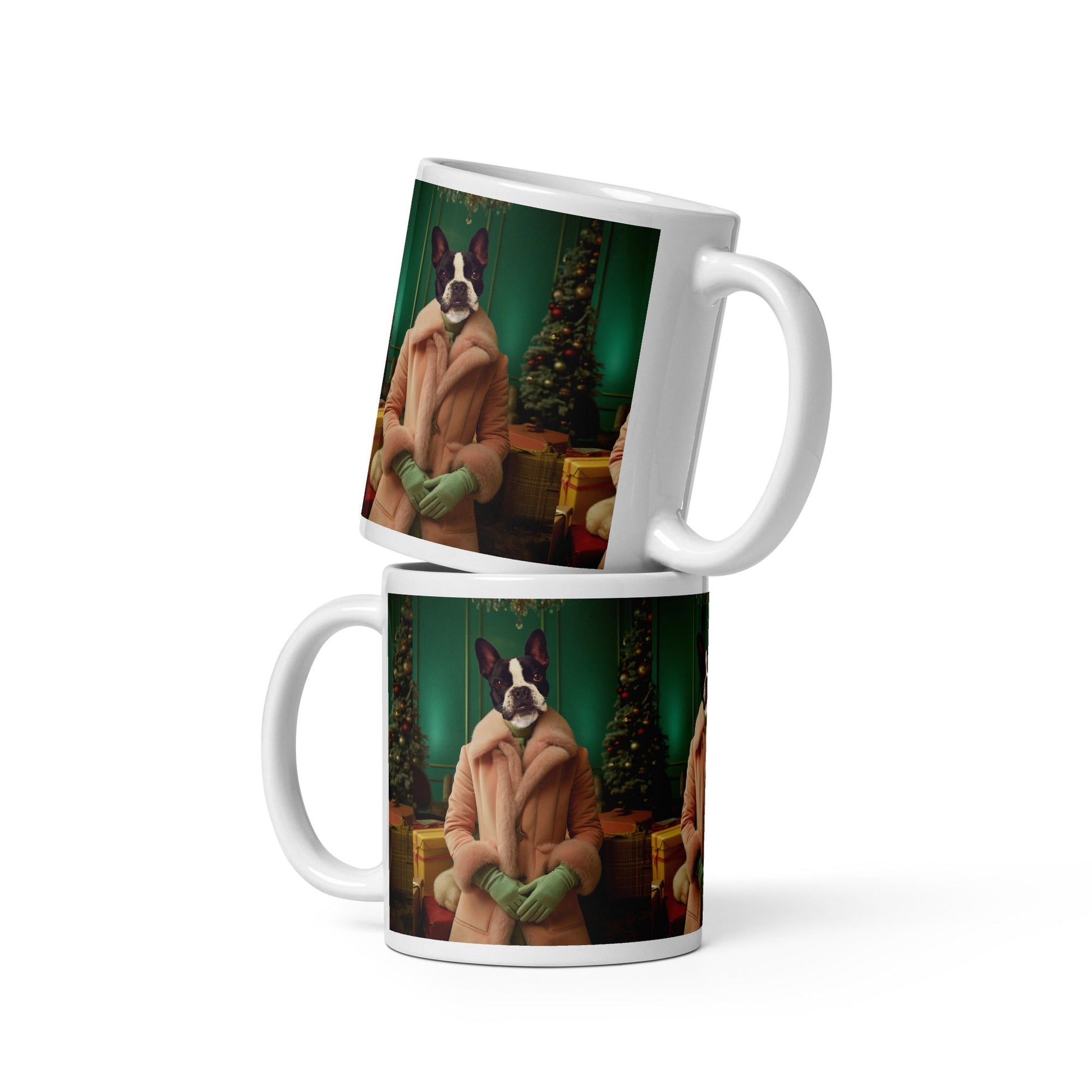 Holly Jolly Hound - Custom Pet Mug - Hairy Humans