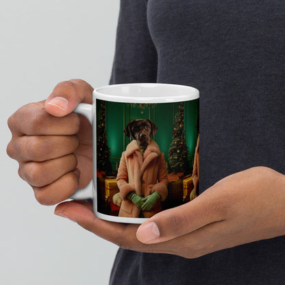 Holly Jolly Hound - Custom Pet Mug - Hairy Humans