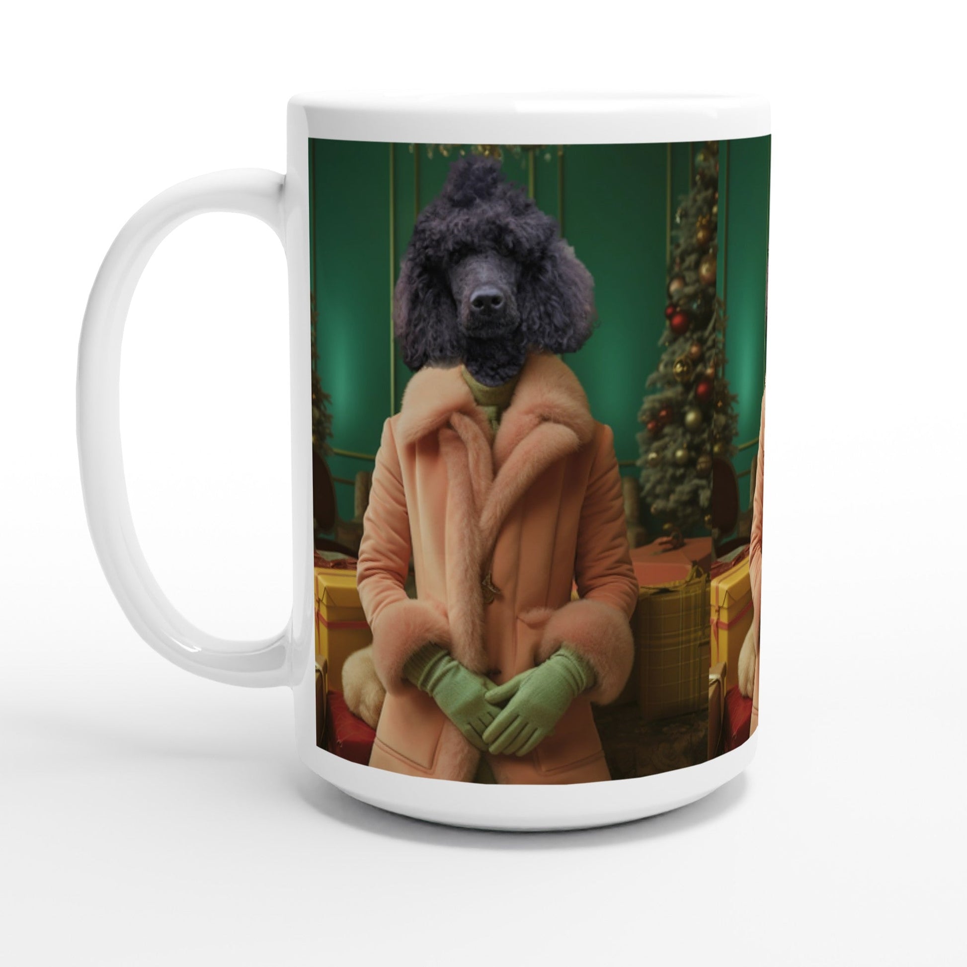 Holly Jolly Hound - Custom Pet Mug - Hairy Humans