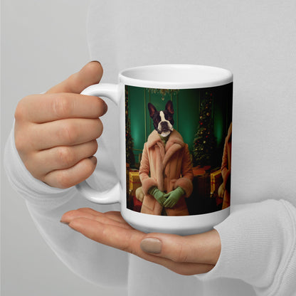 Holly Jolly Hound - Custom Pet Mug - Hairy Humans