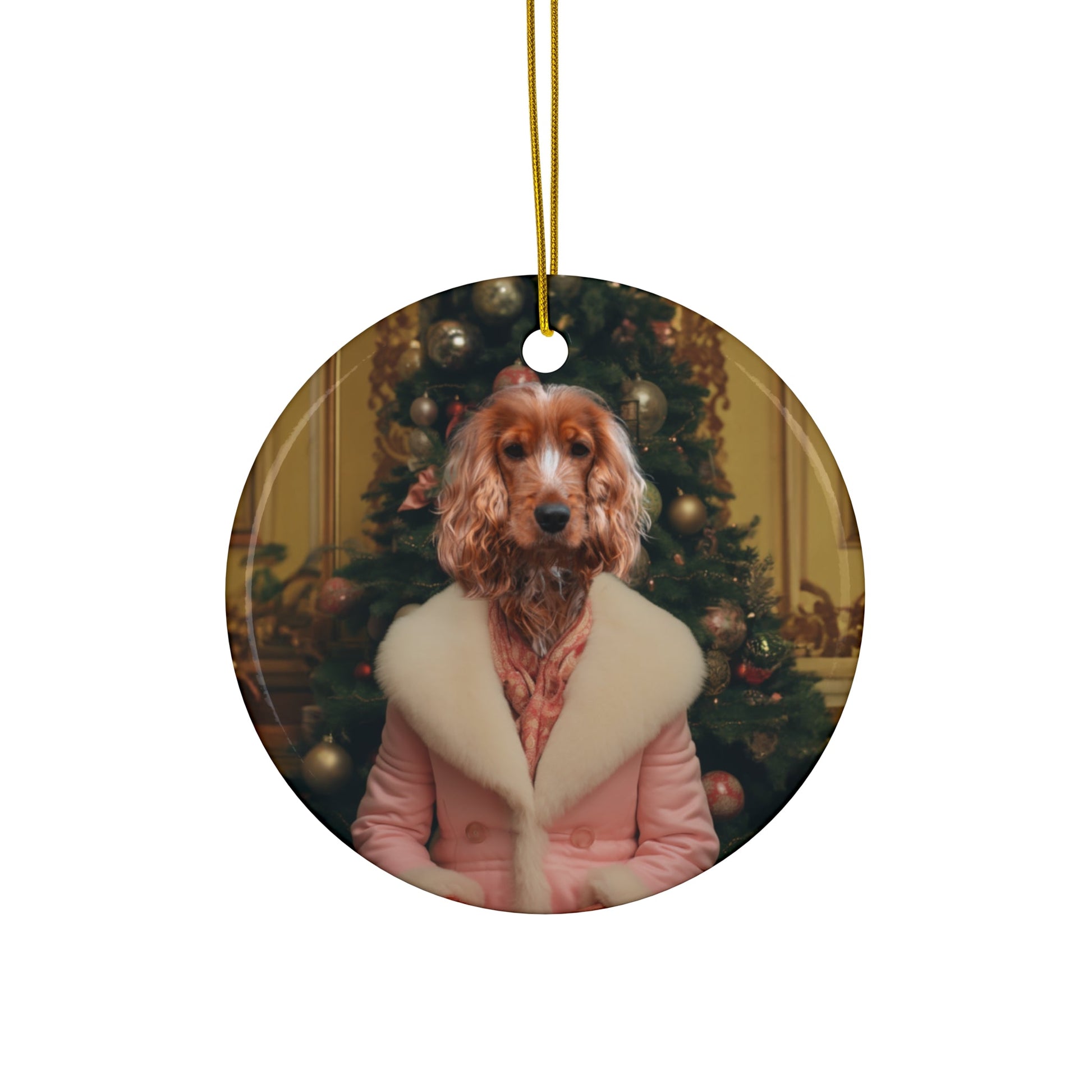 Jolly Saint Sniff - Custom Pet Ornament - Hairy Humans