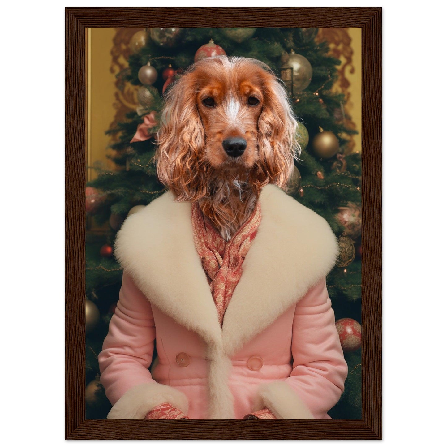 Jolly Saint Sniff - Custom Pet Portrait - Hairy Humans