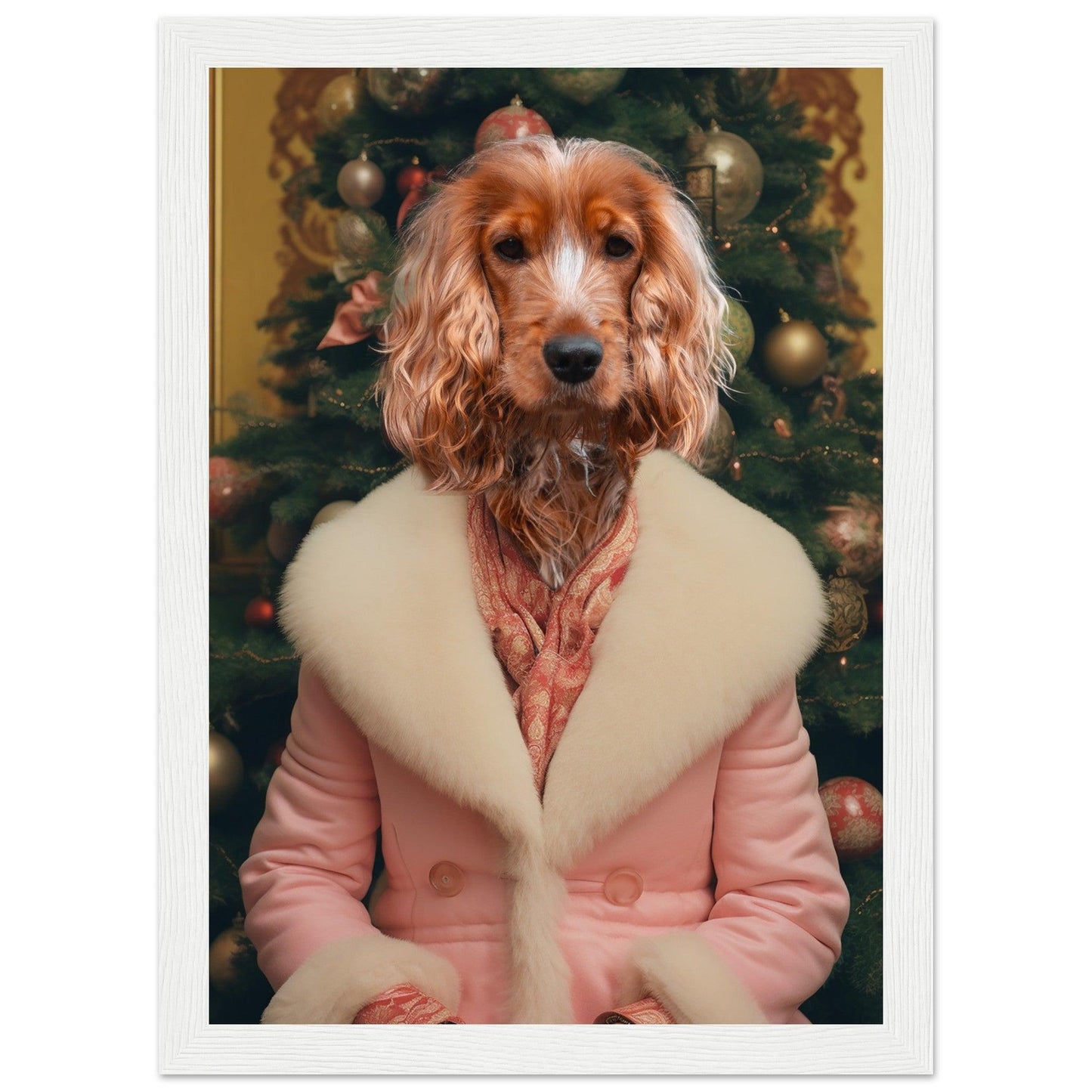 Jolly Saint Sniff - Custom Pet Portrait - Hairy Humans