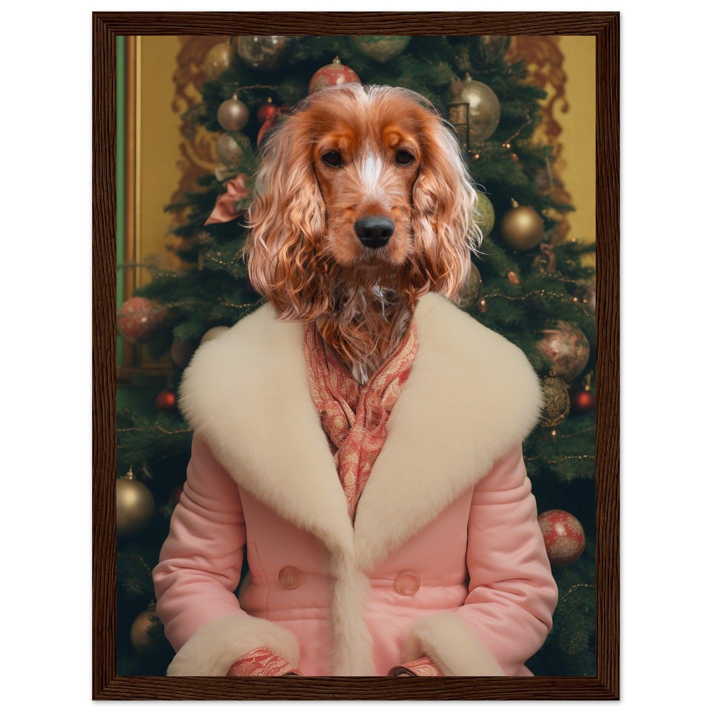 Jolly Saint Sniff - Custom Pet Portrait - Hairy Humans