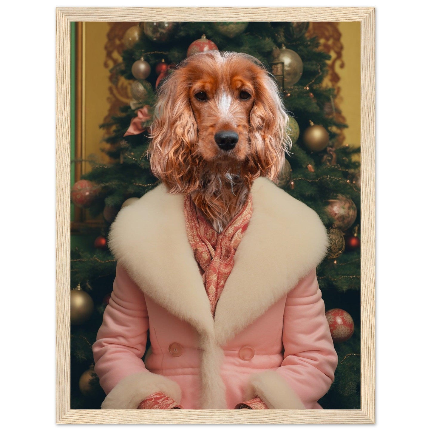 Jolly Saint Sniff - Custom Pet Portrait - Hairy Humans