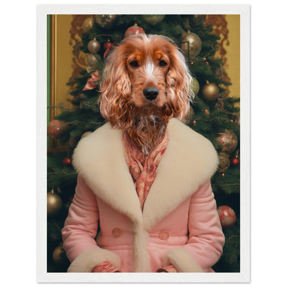 Jolly Saint Sniff - Custom Pet Portrait - Hairy Humans