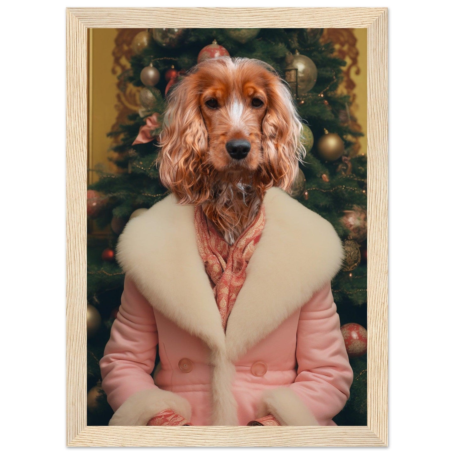 Jolly Saint Sniff - Custom Pet Portrait - Hairy Humans