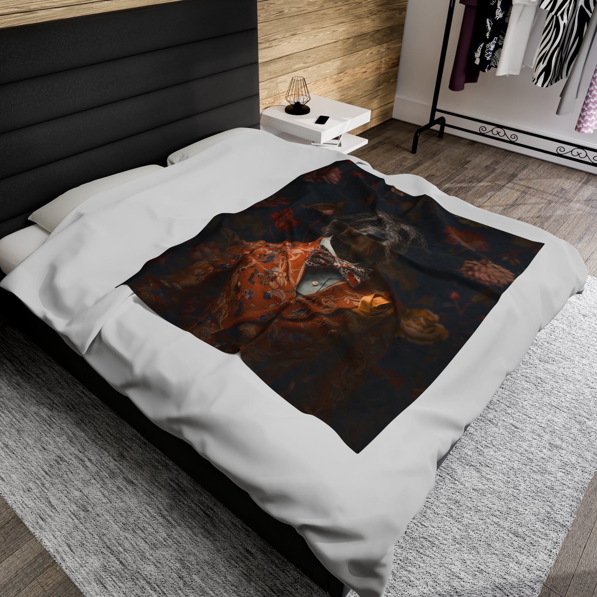 Nightshade Noble - Custom Pet Blanket - Hairy Humans