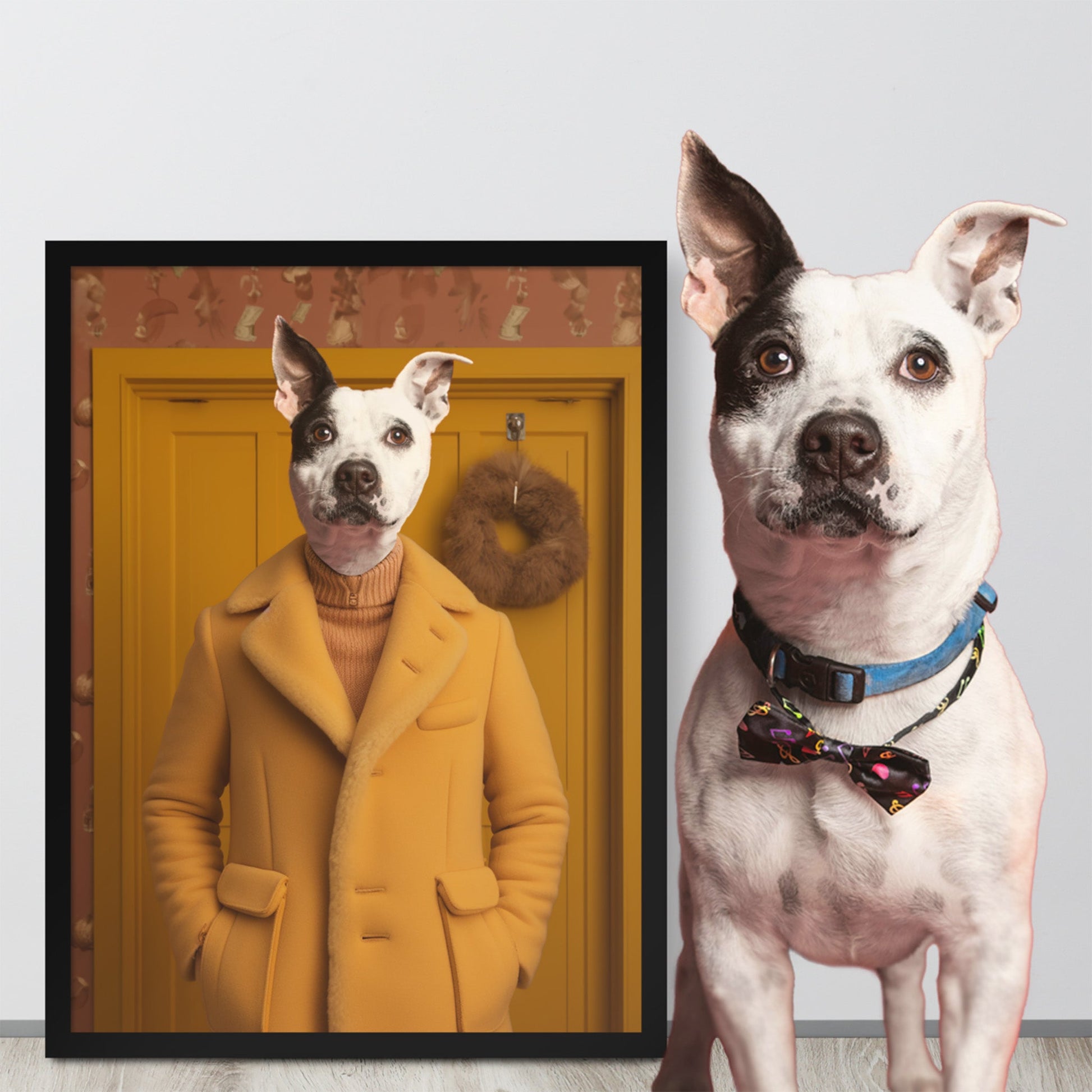 Paws and Reflect - Custom Pet Portrait - Hairy Humans