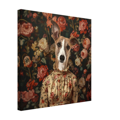 Rose in Shadow - Custom Pet Canvas - Hairy Humans