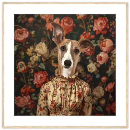 Rose in Shadow - Custom Pet Portrait - Hairy Humans