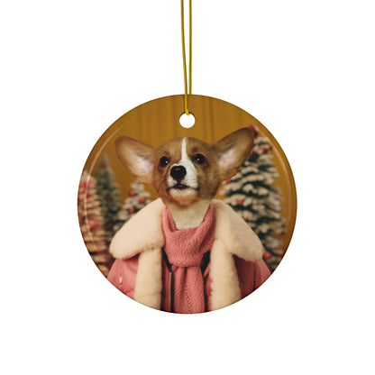 Santa's Little Yelper - Custom Pet Ornament - Hairy Humans