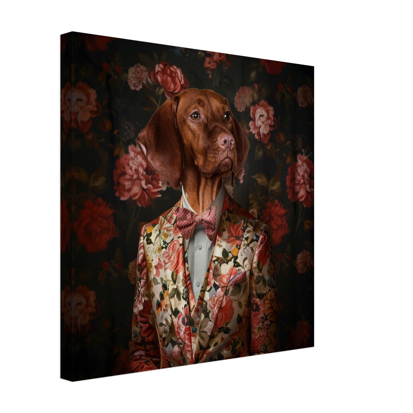 Shadowed Blossom - Custom Pet Canvas - Hairy Humans