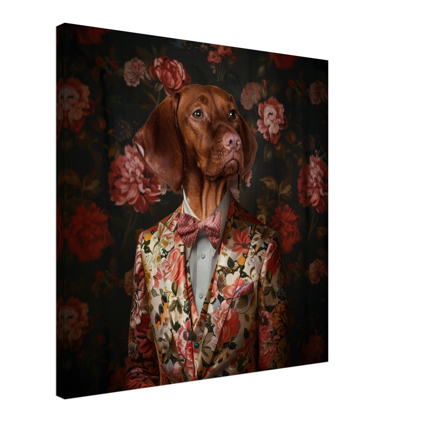 Shadowed Blossom - Custom Pet Canvas - Hairy Humans