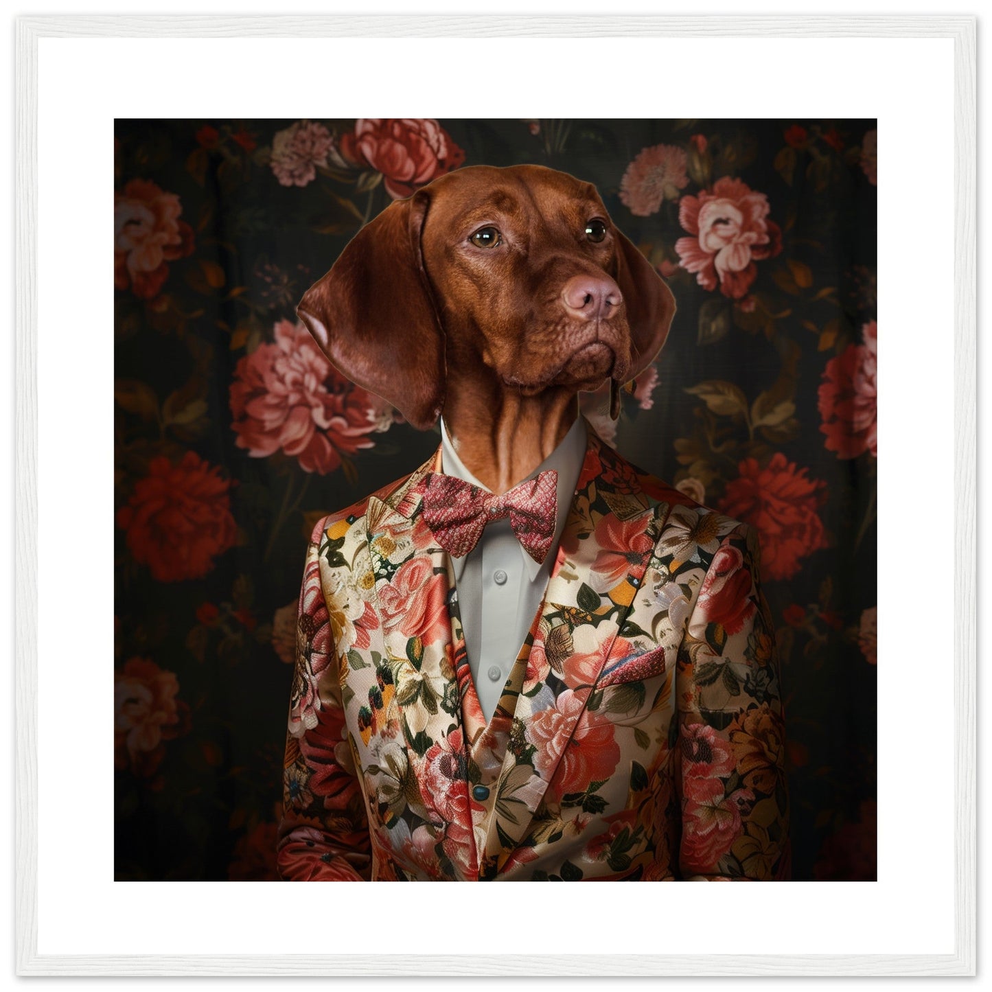 Shadowed Blossom - Custom Pet Portrait - Hairy Humans