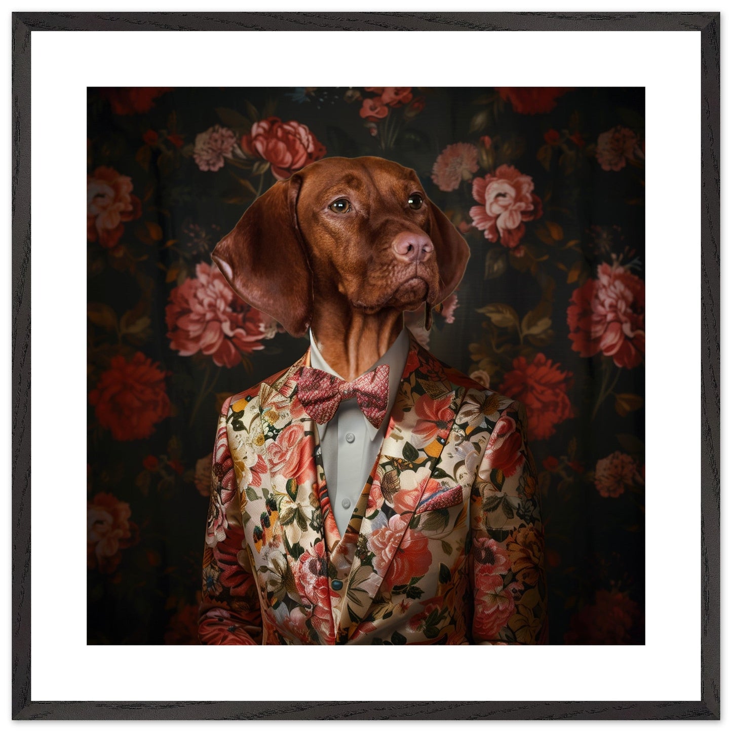 Shadowed Blossom - Custom Pet Portrait - Hairy Humans