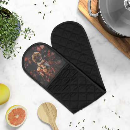 Sir Blackthorn - Custom Pet Oven Mitts - Hairy Humans