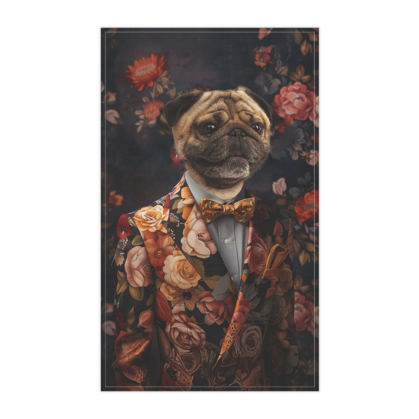 Sir Blackthorn - Custom Pet Tea Towel - Hairy Humans