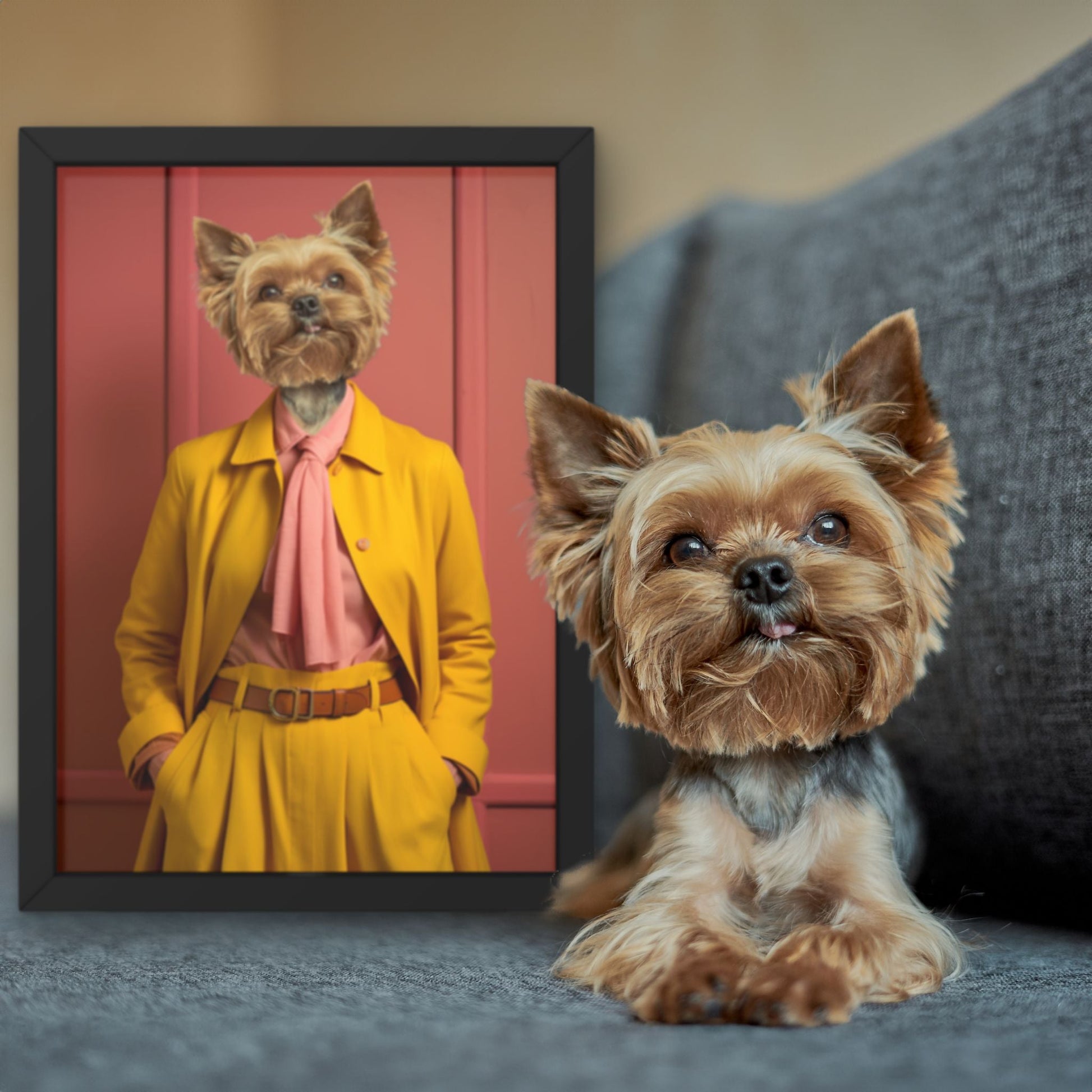 Tails of the Unexpected - Custom Pet Portrait - Hairy Humans