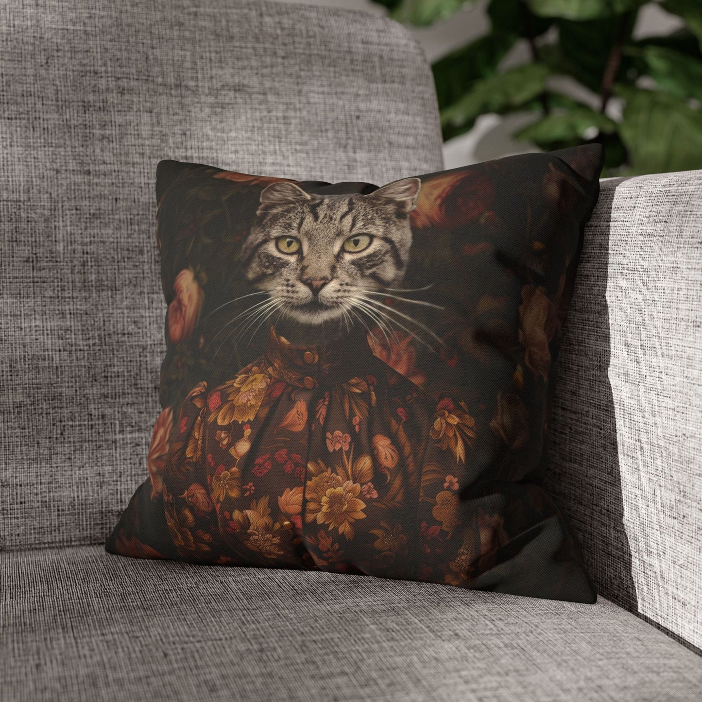 The Hemlock Heiress - Custom Pet Pillow - Hairy Humans