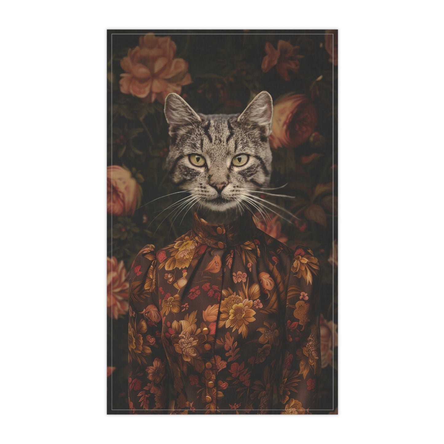 The Hemlock Heiress - Custom Pet Tea Towel - Hairy Humans