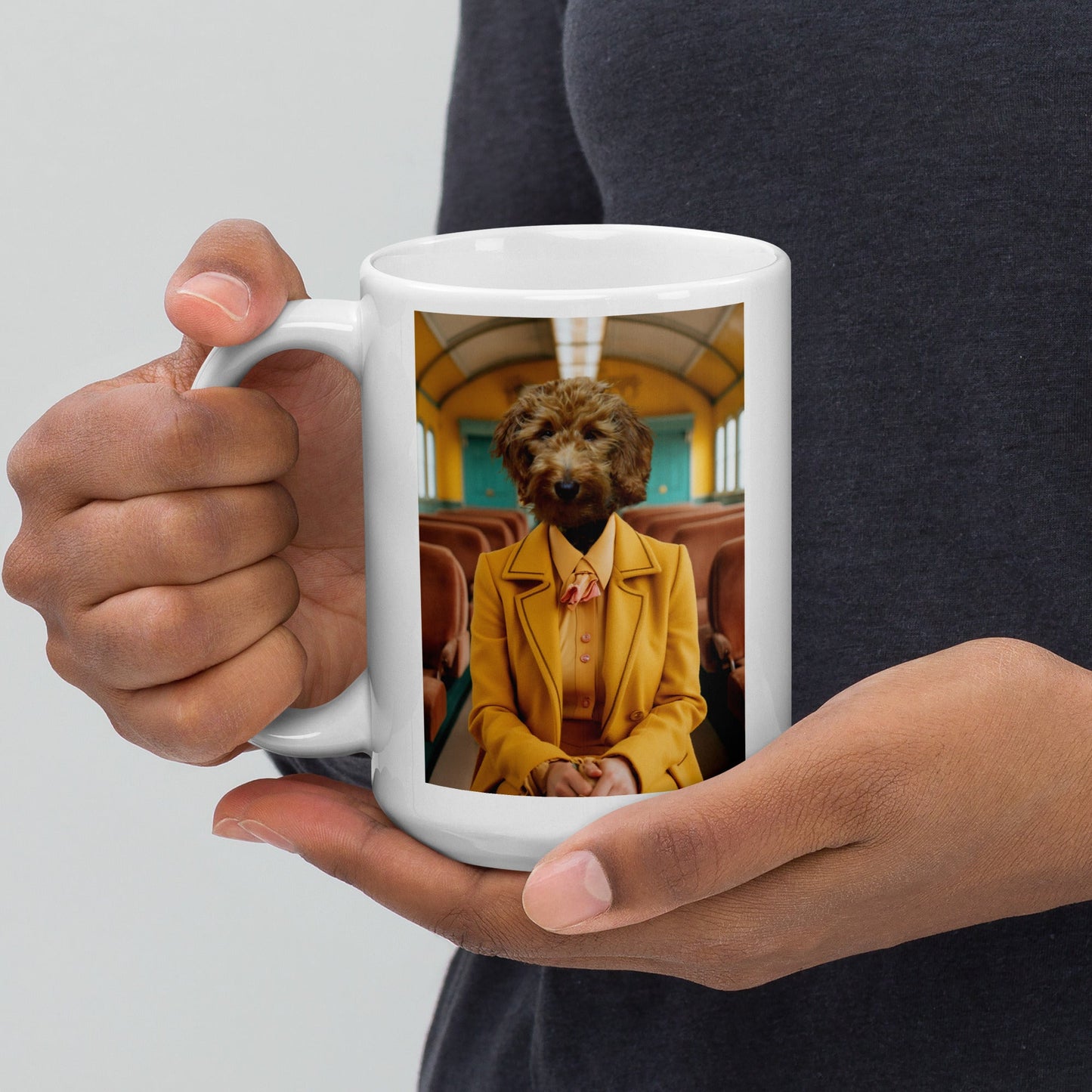 The Purr - suit of Happiness - Custom Pet Mug - Hairy Humans