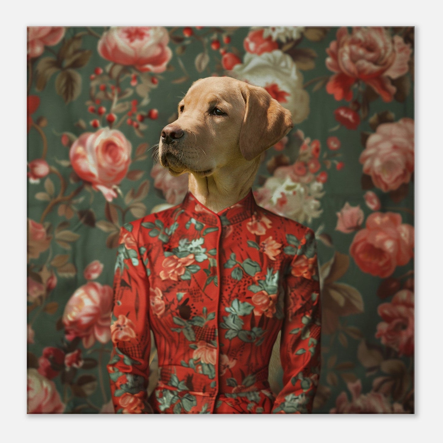 The Rose Duchess - Custom Pet Canvas - Hairy Humans