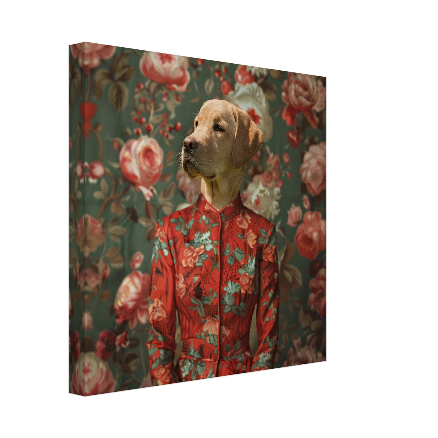 The Rose Duchess - Custom Pet Canvas - Hairy Humans