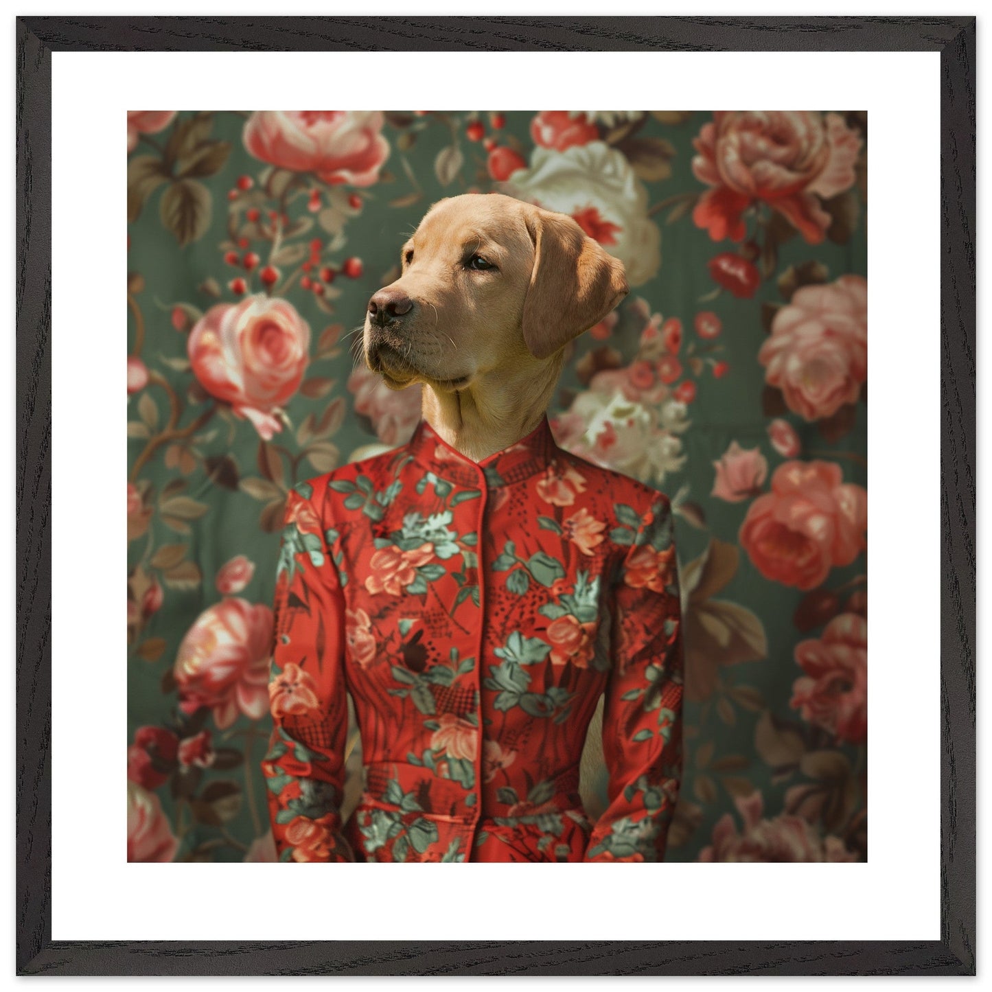 The Rose Duchess - Custom Pet Portrait - Hairy Humans