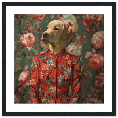 The Rose Duchess - Custom Pet Portrait - Hairy Humans