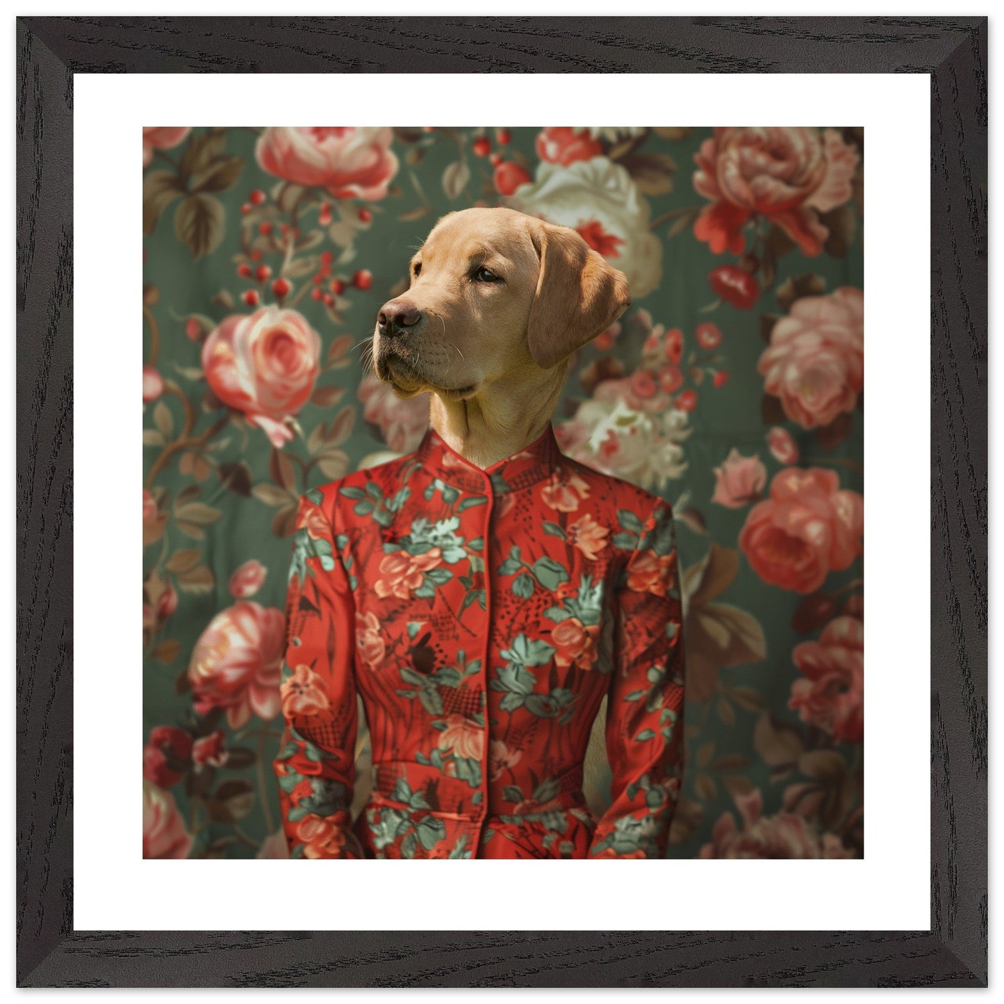 The Rose Duchess - Custom Pet Portrait - Hairy Humans