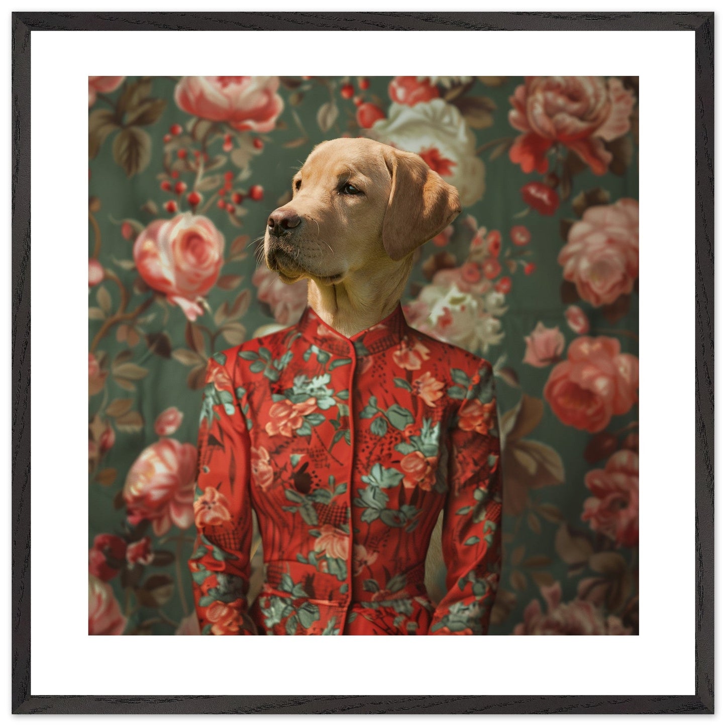 The Rose Duchess - Custom Pet Portrait - Hairy Humans