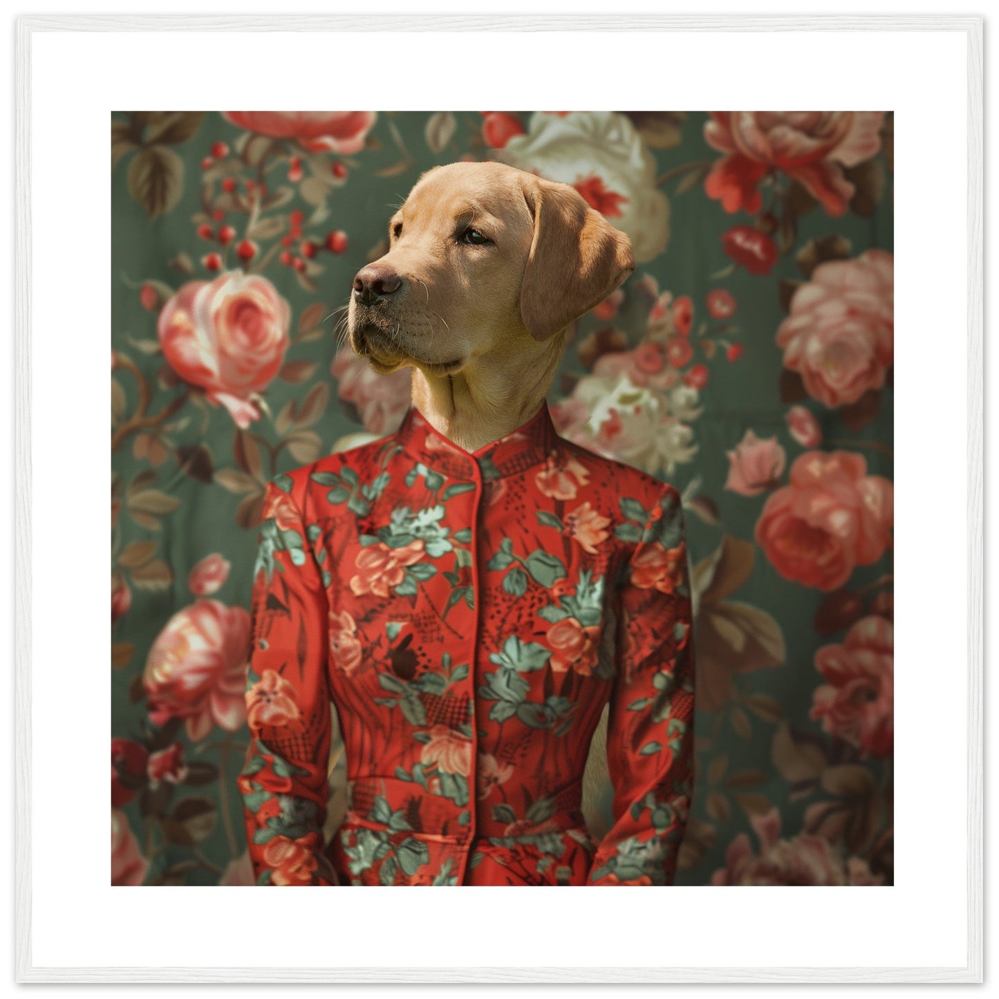 The Rose Duchess - Custom Pet Portrait - Hairy Humans