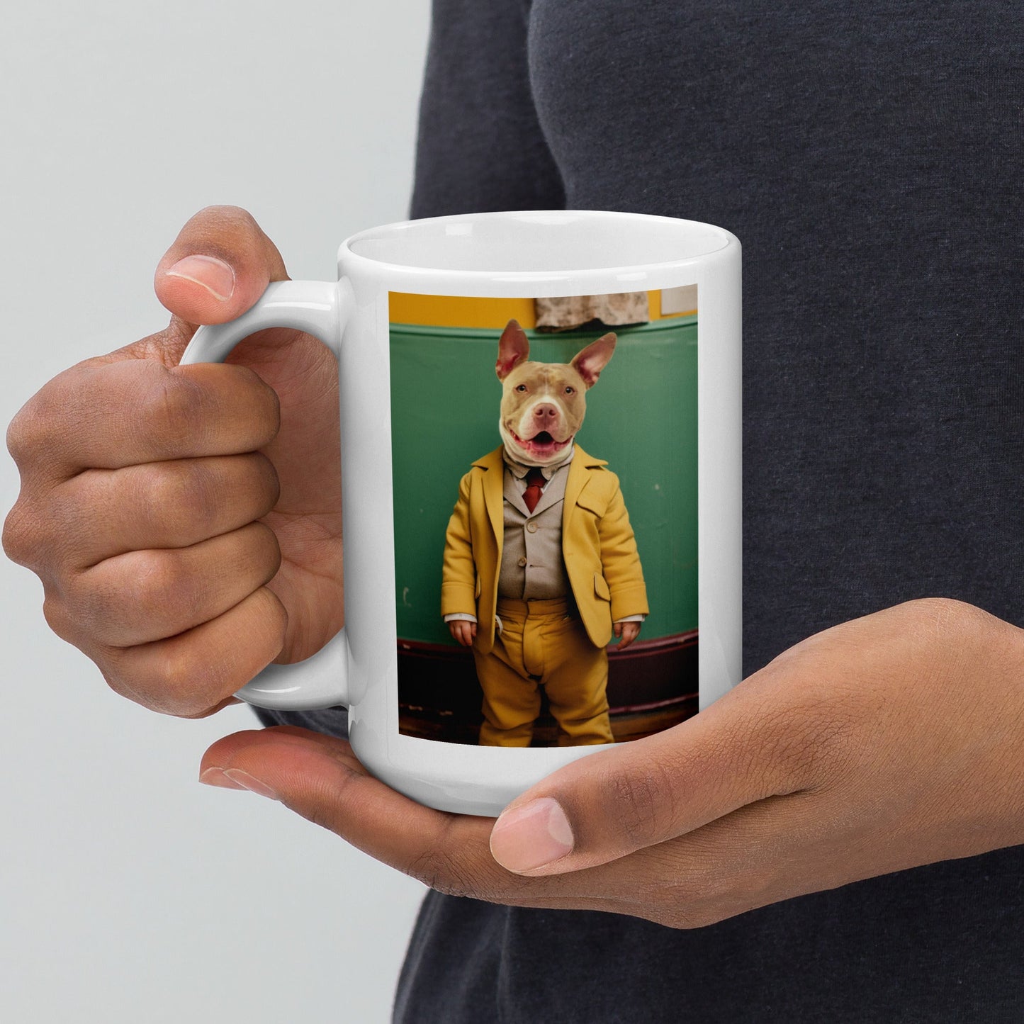 Woofing It Down Memory Lane - Custom Pet Mug - Hairy Humans