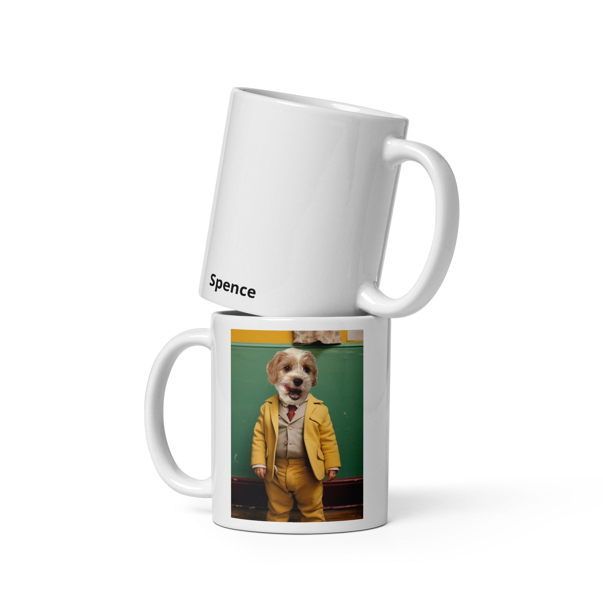 Woofing It Down Memory Lane - Custom Pet Mug - Hairy Humans