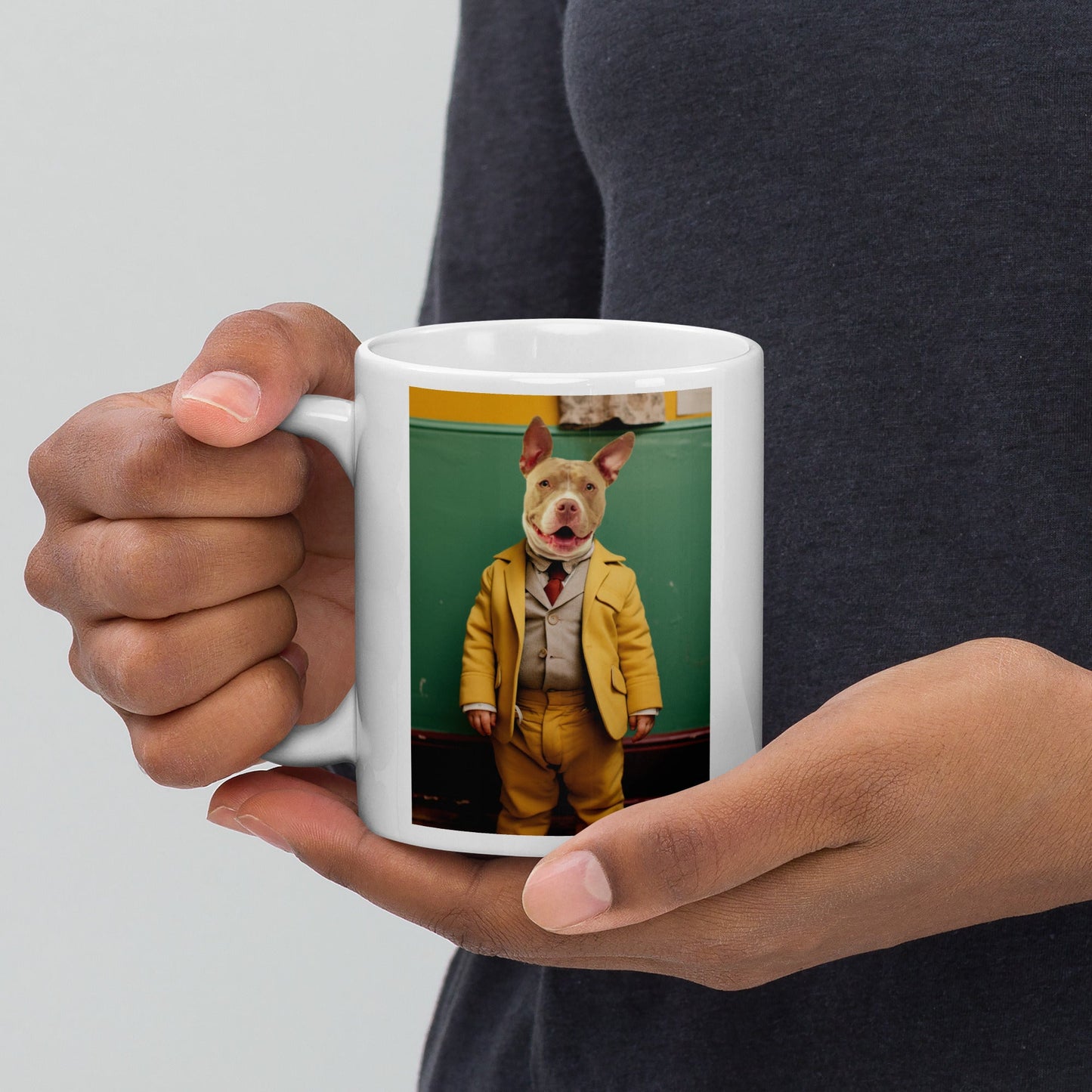 Woofing It Down Memory Lane - Custom Pet Mug - Hairy Humans